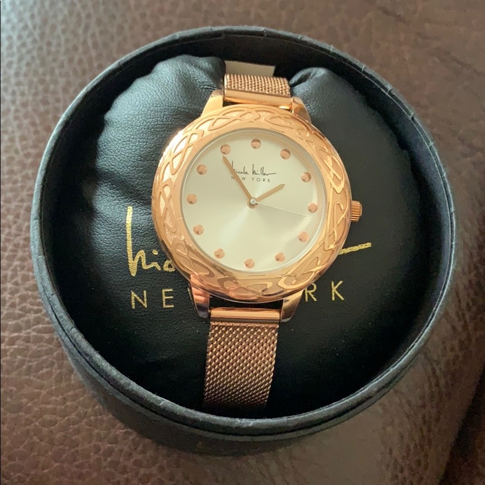 Nicole Miller Rose Gold Watch